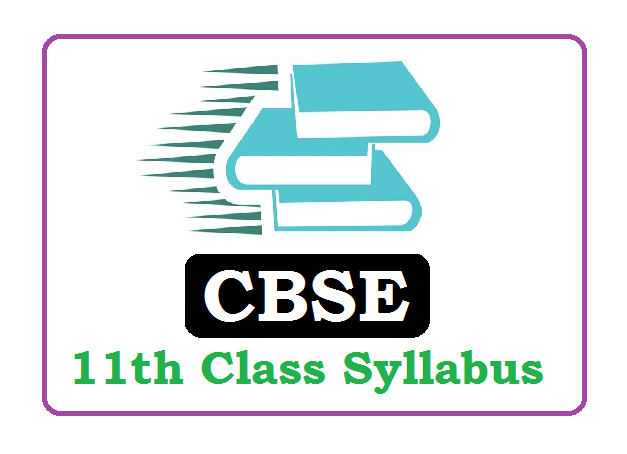 CBSE 11th Syllabus 2023