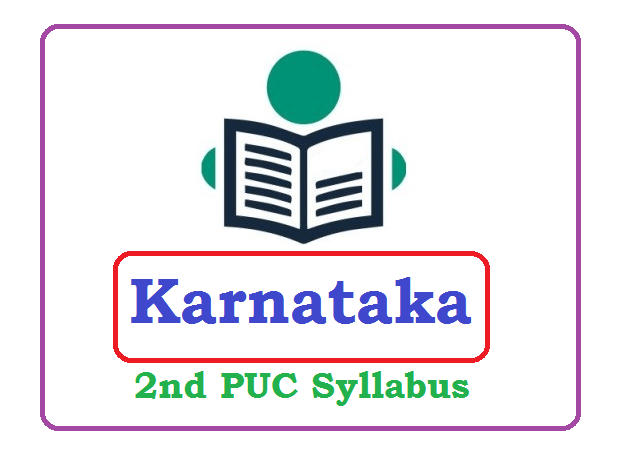 Karnataka 2nd PUC Syllabus 2023