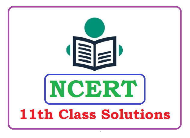NCERT 11th Class Solutions 2023