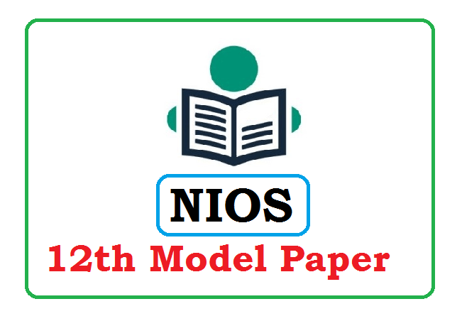 NIOS 12th Model Paper 2023
